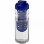 H2O Active® Base 650 ml sportflaska med uppfällbart lock och fruktkolv Vit