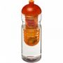 H2O Active® Base 650 ml sportflaska med kupollock och fruktkolv Vit
