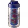 H2O Active® Bop 500 ml sportflaska med uppfällbart lock och fruktkolv Transparent