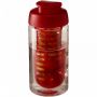 H2O Active® Bop 500 ml sportflaska med uppfällbart lock och fruktkolv Transparent