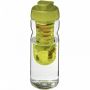 H2O Active® Base Tritan™ 650 ml flaska med uppfällbart lock och fruktkolv Transparent
