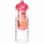 H2O Active® Treble 750 ml sportflaska med kupollock och fruktkolv Transparent