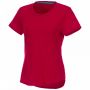 Jade kortärmad T-shirt för kvinnor med återvunnet material Röd
