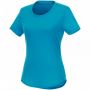 Jade kortärmad T-shirt för kvinnor med återvunnet material NXT blå