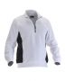 5401 Sweatshirt 1/2-zip vit/svart