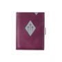 EXENTRI plånbok/korthållare i läder RFID-säker lila