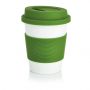 PLA-kaffemugg grön, vit