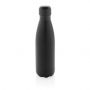 Vakuumisolerad enfärgad flaska i stainless steel svart