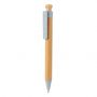 Bambupenna med vetestråclip blå
