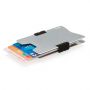 RFID anti-skimming plånbok silver, svart